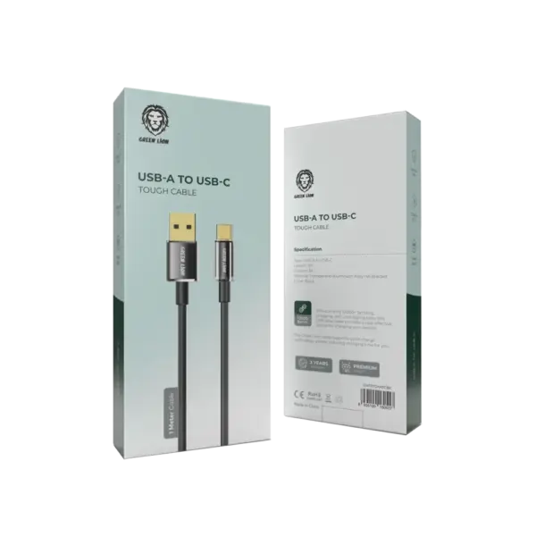 GREEN LION USB-A TO MICRO TOUGH CABLE | 1 Meter